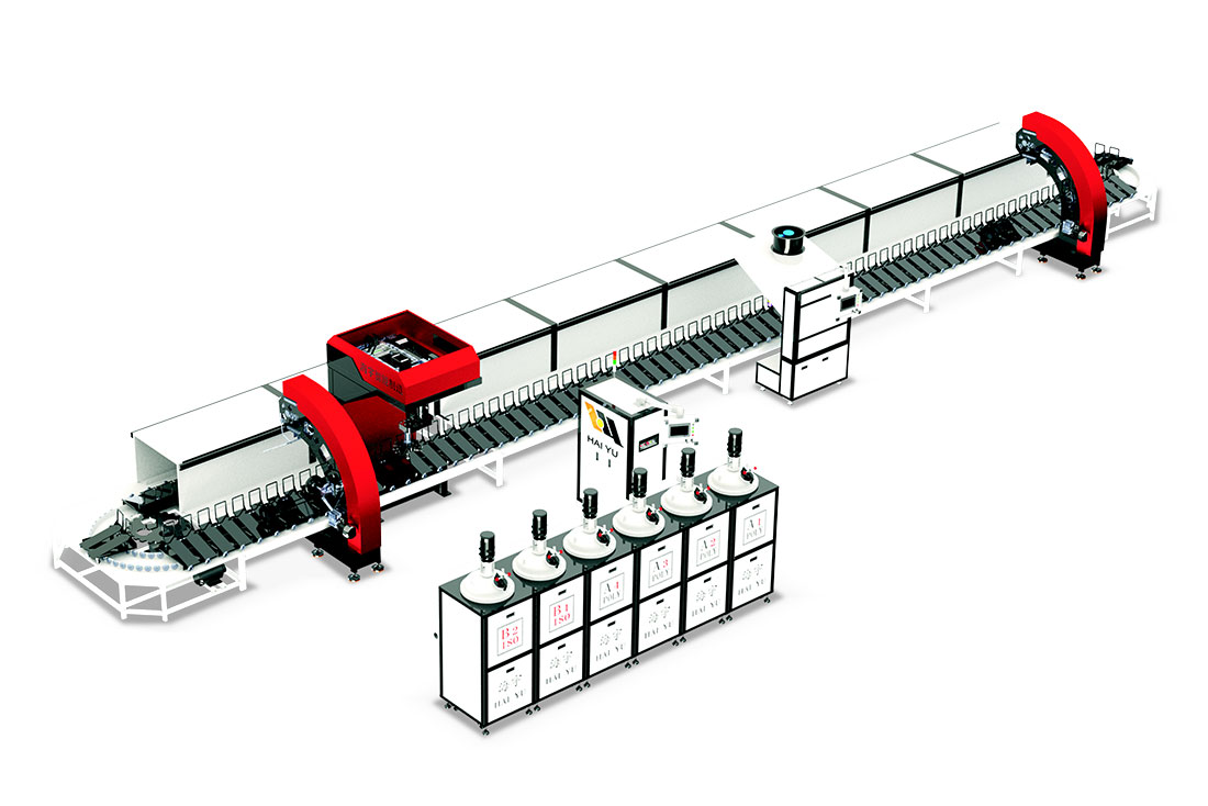HY-IP4I2-120AAutomatic insole/sole polyurethane casting machine （Advanced ?? Effcient Series）